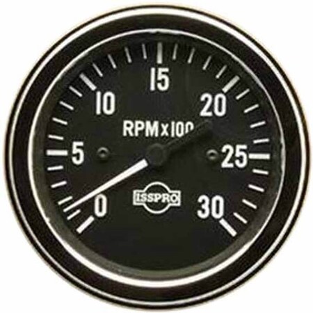 PETERBILT 379 YEAR 1997 3.375IN CHROME ELECTRIC TACHOMETER 0-3000 RPM Heavy Duty Replacement Part