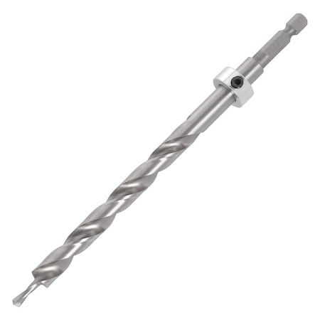 Trend Tool Technology HSS Pocket Hole Jig Drill Bit, 3/8 Inch, Quick Release Shank, Depth Collar, PH/DRILL/95QS U*PH/DRILL/95QS