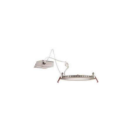 Lithonia Lighting 4 in Wafer LED Downlight, Color Selectable, Matte Black WF4LED27K30K35K90CRIMBM6