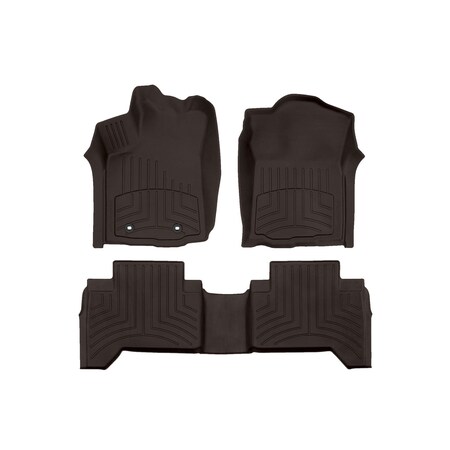 Weathertech Cocoa, Front and Rear FloorLiner HP 478671IM-478722IM
