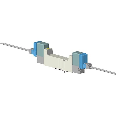 Smc Solenoid Air Control Valve, 111 1/2 mm L SYJ3340-5LZ
