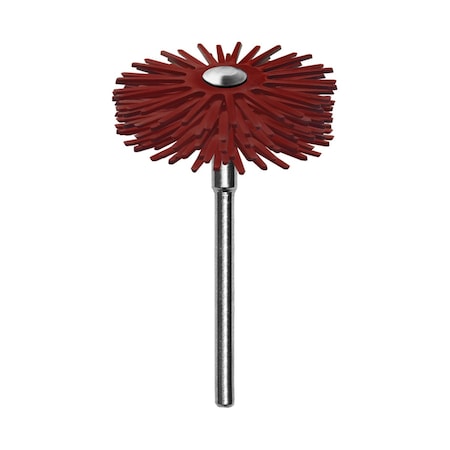 Dedeco SUNBURST 1" TS 6-PLY RED 220 GRIT (A/O) 1/8", 5PK 2840