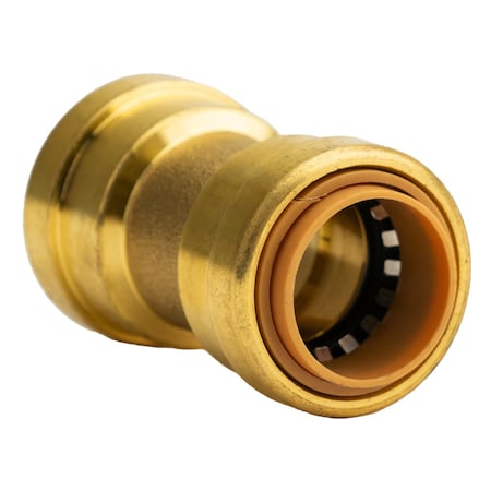Zoro Select Straight Coupling, Brass, Not Applicable LF821R