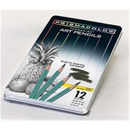 Prismacolor Turquoise Pencil Tins 12 Pencil- Medium 24192