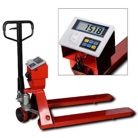 Prime Systems PS-5000PJ Pallet Truck Pallet Jack Scale with PS-IN105P Indicator PS-5000PJ+105P