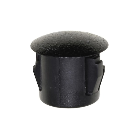 Auveco Black Nylon Locking Hole Plug 3/8in, 50PK 18901