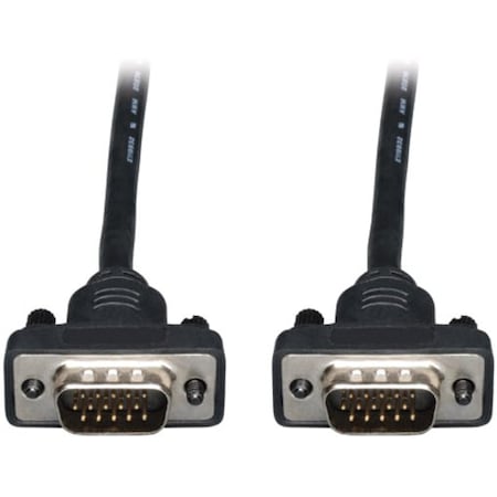 Tripp Lite 6FT  VGA COAX MONITOR CABLE LOW PROFILE WITH RGB HIGH RESOLUTION HD15 M/M 6 FT P502-006-SM