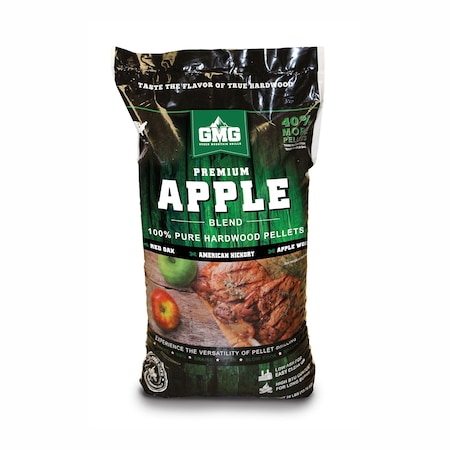 Green Mountain Grills PREMIUM APPLE BLEND HARDWOOD PELLETS, 28 LB BAG GMG-2002
