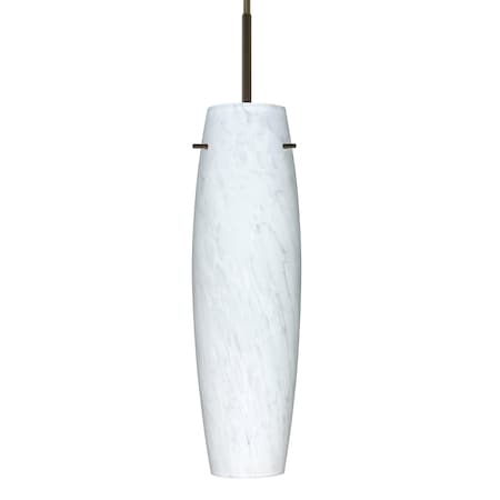 Besa Lighting Besa Suzi 11 Pendant, Carrera, Bronze Finish, 1x 9W MAX E26 Base 1JT-412119-LED-BR