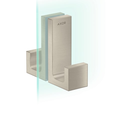 Axor Universal Rectangular Shower Door Handle in Brushed Nickel 42639820