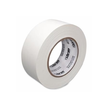 Bron Tapes Utility Grade Polyethylene Tape, BT-4014P, 72 mm W x 55 m L, Pinked Edge, White, 16PK 978-103965