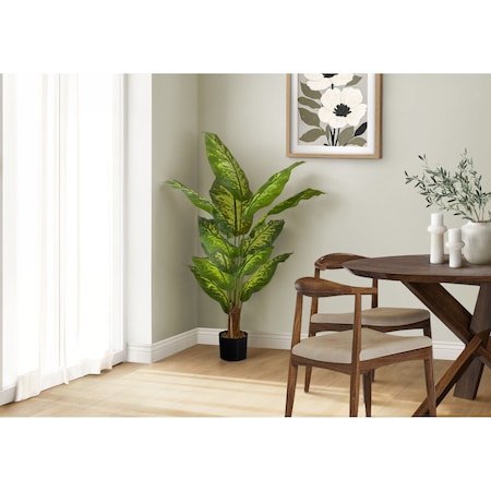 Monarch Specialties Artificial Plant, 47" Tall, Evergreen Tree, Indoor, Faux, Fake, Floor, Greenery, Potted, Real Touch I 9535