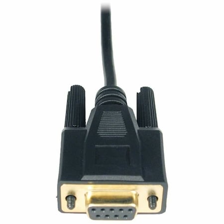 Tripp Lite Tripp Lite by Eaton 6ft Modem Serial DB9 RS232 Cable Adapter Gold F/F 6' - DB-9 Female - DB-9 Female - 6ft P450-006