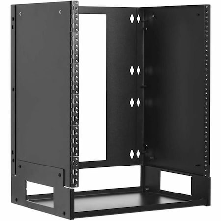 Eaton Tripp Lite Series 12U Wall-Mount Bracket with Shelf for Small Switches and Patch Panels, Hinged SRWO12UBRKTSHEL