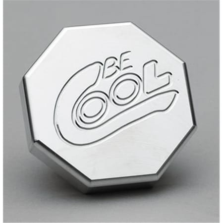 Be Cool Radiator Cap Billet Octagon, Natural B17-70002