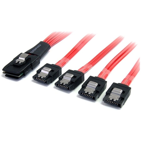 Startech.Com SAS CABLE SFF-8087 TO 4X LATCHING SATA SAS8087S4100