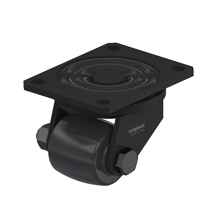 Pegasus Cstr, Bus Machine, Swivl Plat, Poly, 550 lb. P11S-PB025R-P