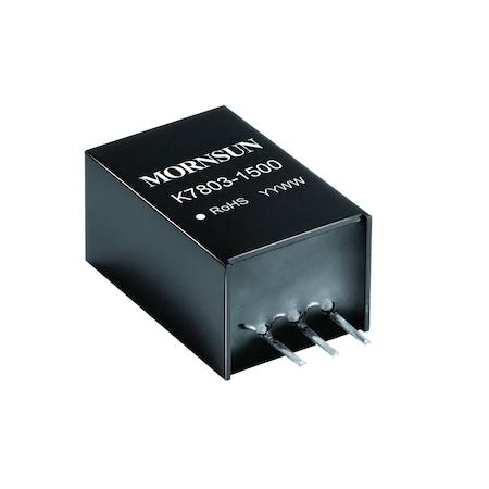 Mornsun DC/DC CONVERTER, +5V, SIP, 3PIN K7805-1500
