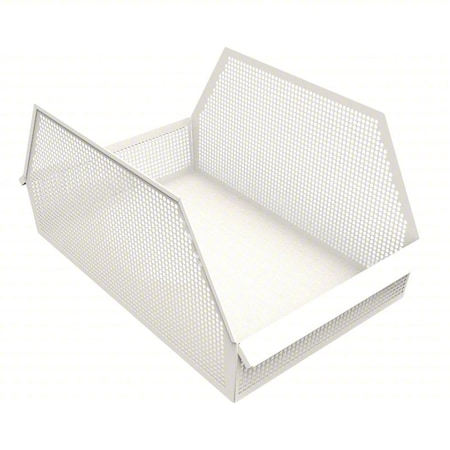 Diamond Storage Solutions Under table perforated steel basket DVS-30-18-14-DUA-TBL