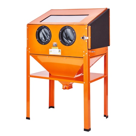 Vevor 60 Gallon Sand Blasting Cabinet with Stand with Blasting Gun & 4 Nozzles SBC200