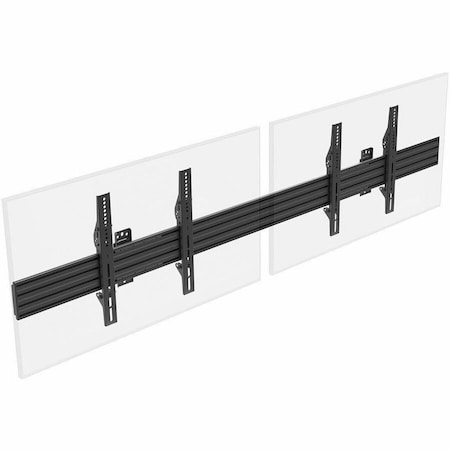 Monoprice Commercial Series 2x1 Menu Board Wall Mount for Screens between 32in t 39661