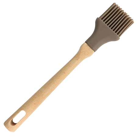 Martha Stewart Bainford Silicone Mini Brush Kitchen Utensil in Taupe 129150.01