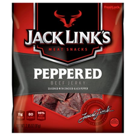 Jack Links 2.85 oz Peppered Beef Jerky Bag, 8PK 7614