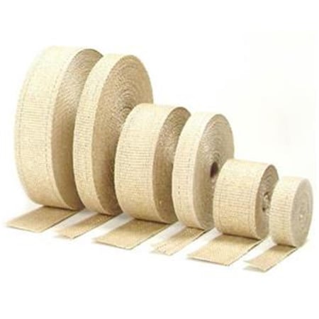 Design Eng 10105 Exhaust System Wrap - Tan Composite Fiberglass D40-10105