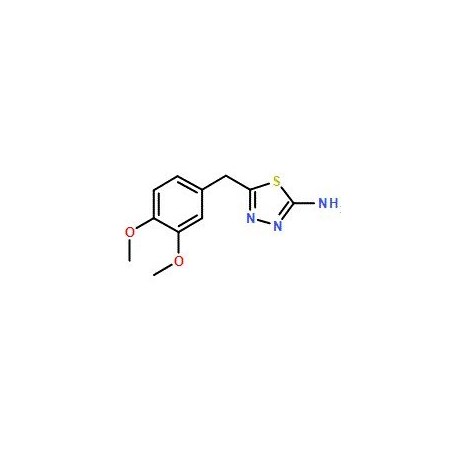 Ak Scientific 5-(3, 4-Dimethoxybenzyl)-1, 3, 4-thiadiazol-2-amine (1g), CAS 313957-85-6 3382AB-1g