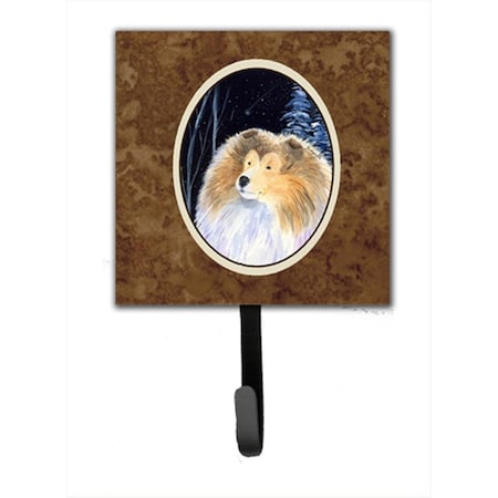Carolines Treasures Starry Night Collie Leash Holder Or Key Hook SS8360SH4
