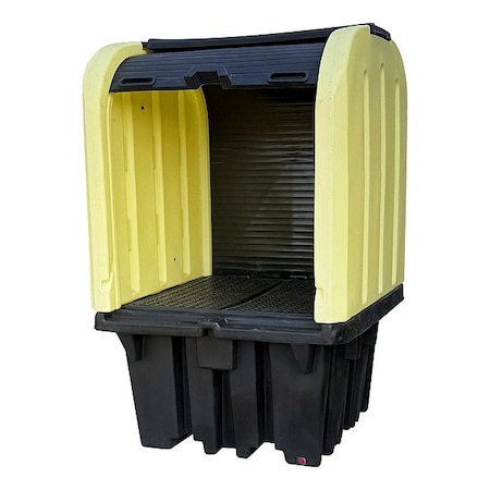 Enpac Spill Pallet, Yellow; Black, 369 gal cap. 4070-YE
