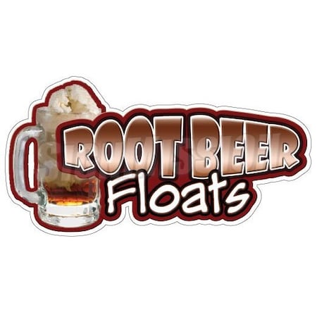 Signmission Rootbeer Floats, 12 Inch, Decal D-Rootbeer Floats