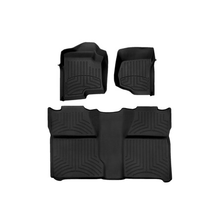 Weathertech Black, Front and Rear FloorLiner HP 44066-1-0IM