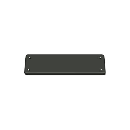 Deltana Cover Plate for DASH95 Black Finish DASHCPU19