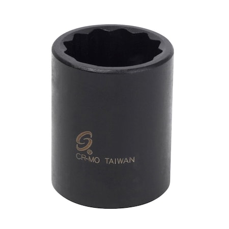 Sunex 1/2 in Drive 22Mm 12-Point Impact Socket 222ZM