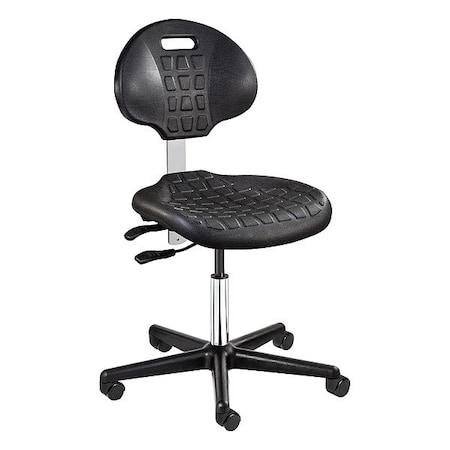 Bevco ISO 4 Desk Poly Tilt Chair w/Casters 7001C1-BLK-3850S/5