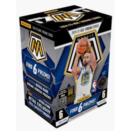 2024/25 Mosaic Panini Mosaic NBA 2024/25 Basketball Blaster Box Trading Cards Multicolored 2-18034-20