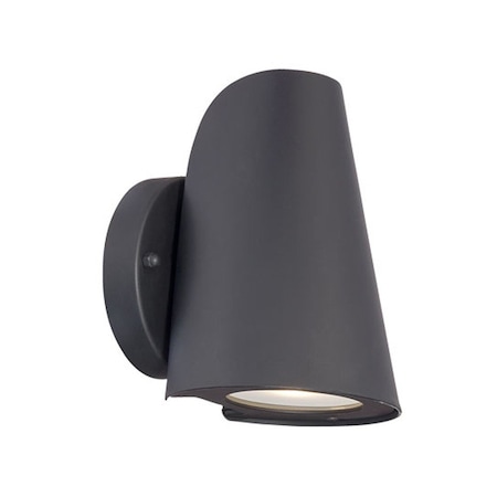Homeroots Matte Black LED Conical Wall Sconce 398823