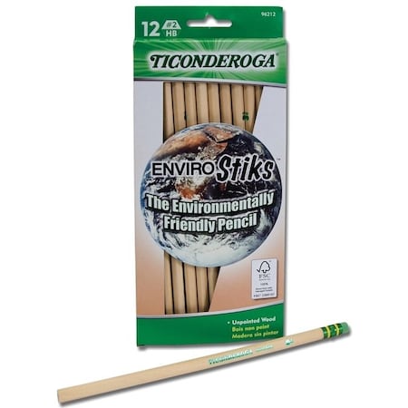 Ticonderoga PENCIL GREEN PRODUCT 12CT 96212