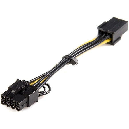 Startech.Com PCIe 6 pin to 8 pin Power Adapter Cable PCIEX68ADAP