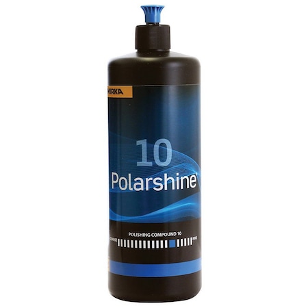 Mirka Abrasives Polarshine Polishing Compound, 1 Liter Bottle, White, Paste PC10-1L