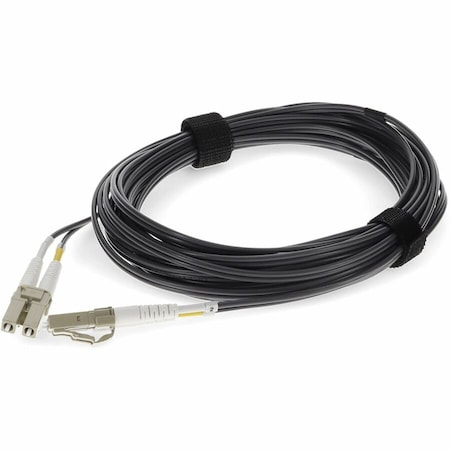 Add-On 5M LC MALE TO LC MALE OM4 STRAIGHT GRAY FIBER OFNR RISER-RATED PATCH ADD-LC-LC-5M5OM4-GY
