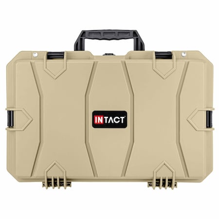 Eylar Intact 21.6in Stacker Series Standard Hard Gear Case with Foam Tan NG00012-TAN