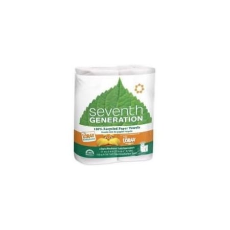 Seventh Generation Recycled Paper White Towels, 280 Count, 12PK 13730
