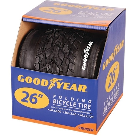 Kent 91060 Cruiser Tire, Folding, Black, For: 24 x 2 to 2.10 to 2-1/8 in Rim 91122