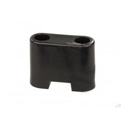 Jr Products UNIVERSAL DOOR BUMPER, BLACK 10695