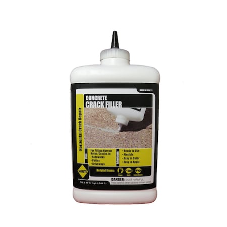 Sakrete Crack Filler, Bottle, Gray, Concrete Crack Filler 120026