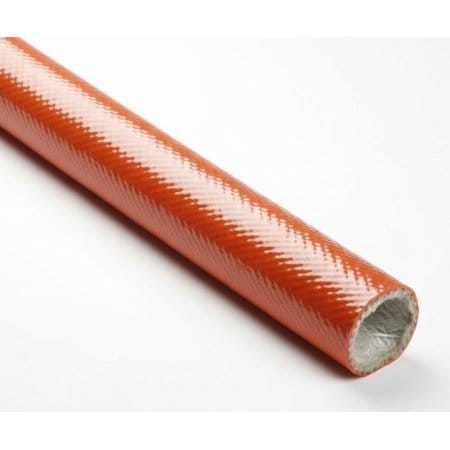 Kable Kontrol Heat Resistant Silicone Jacketed Fiberglass Wire Sleeve - 3/4in ID - 65FT - Red HTBS-B-075-RD-65