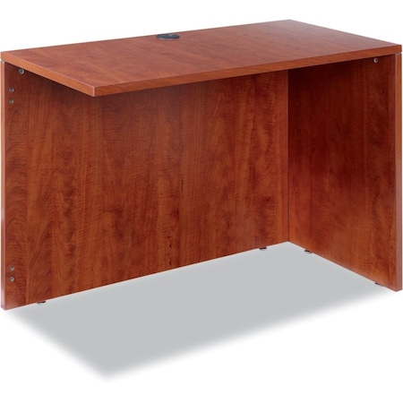 Alera Reversible Return/Bridge - 42"W x 23-5/8"D - Medium Cherry - Valencia Series ALEVA354224MC