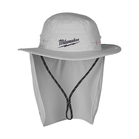Milwaukee Tool Sun Hat, Gray, Nylon/Polyester, S/M M770G-SM
